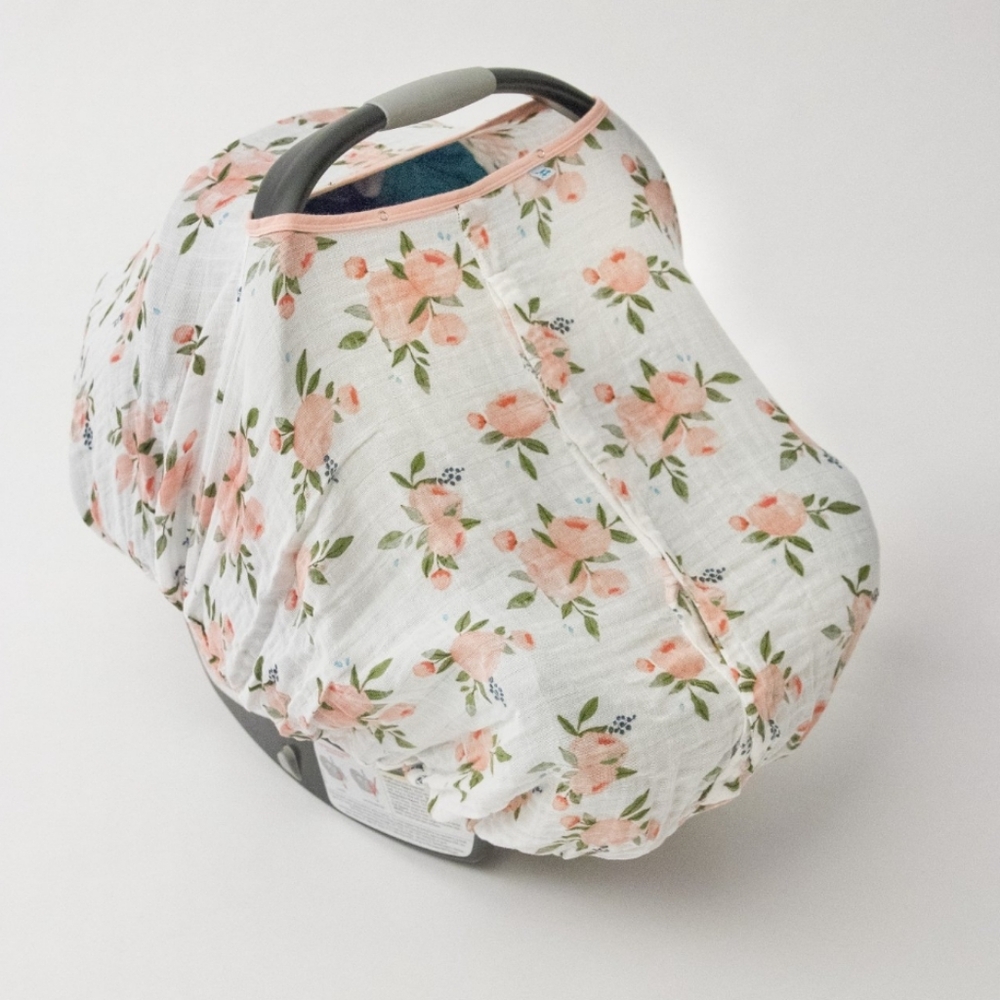 Floral Baby Car Seat Cover
